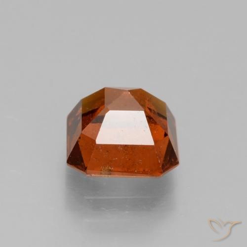 Granato hessonite Arancione scuro naturale da 2.15 ct, Ottagonale / Taglio smeraldo, VS-SI