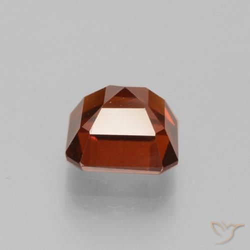 Granato hessonite Arancio scuro rossastro naturale da 2.04 ct, Ottagonale / Taglio smeraldo, VS