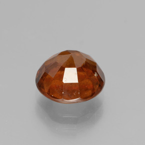 Granato hessonite Arancio cannella naturale da 2.95 ct, Taglio rotondo, VS-SI