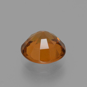 Granato essonite naturale arancione da 2,53 ct, taglio rotondo, VS