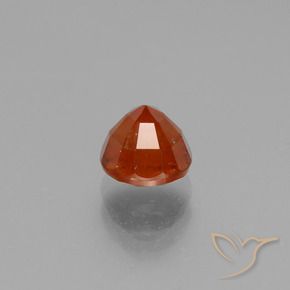 Granato hessonite Arancione Ambra naturale da 1.37 ct, Rotondo, VS-SI