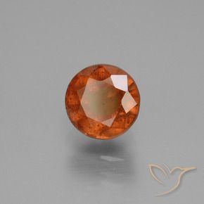 Granato hessonite Arancione Ambra naturale da 1.65 ct, Rotondo, VS