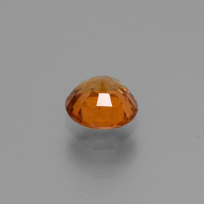 Granato essonite naturale arancione da 1,24 ct, taglio rotondo, VS