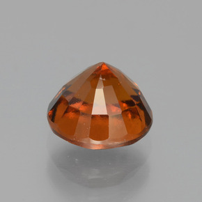 Granato essonite naturale arancione da 1,83 ct, taglio rotondo, VS