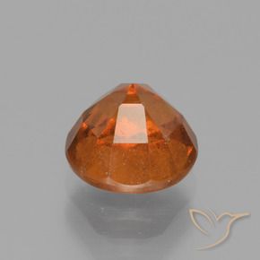 Granato hessonite Arancio Medio naturale da 1.71 ct, Taglio rotondo, VS