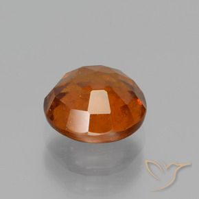 Granato hessonite Arancione Ambra naturale da 1.68 ct, Rotondo, VS