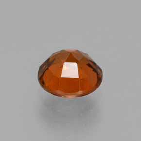 Granato essonite naturale arancione da 1,24 ct, taglio rotondo, VS