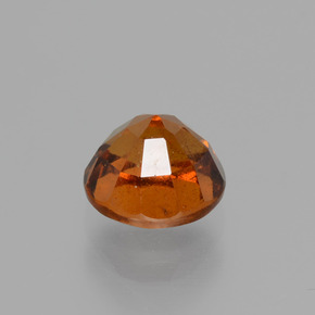 Granato hessonite Arancio cannella naturale da 1.36 ct, Taglio rotondo, VS