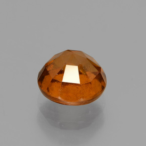Granato essonite naturale arancione da 1,42 ct, taglio rotondo, VS