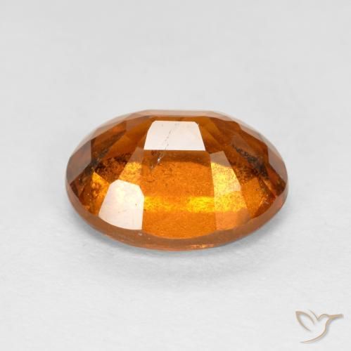 Granato hessonite Arancio Medio naturale da 2.92 ct, Ovale, VS-SI