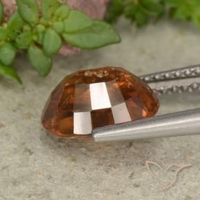 Granato hessonite Arancione scuro naturale da 2.79 ct, Ovale, VS