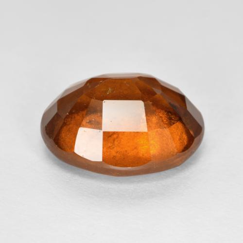 Granato essonite naturale arancione da 5,45 ct, taglio ovale, VS-SI