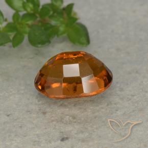 Granato hessonite Arancia Fuoco naturale da 1.80 ct, Ovale, VS-SI