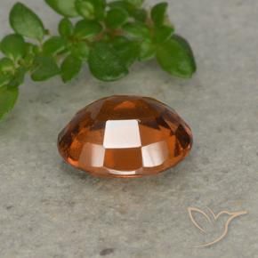 Granato hessonite Arancione Ambra naturale da 1.80 ct, Ovale, VS