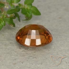 Granato hessonite Arancione scuro naturale da 1.84 ct, Ovale, VS-SI