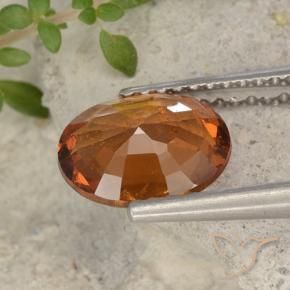 Granato hessonite Arancio medio-scuro naturale da 1.90 ct, Ovale, VS