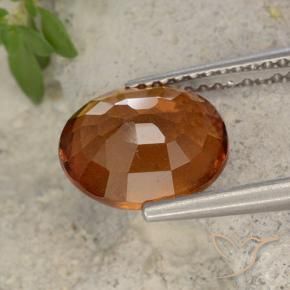 Granato hessonite Arancio medio-scuro naturale da 2.71 ct, Ovale, VS