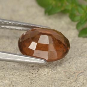 Granato hessonite Arancione Ambra naturale da 2.61 ct, Ovale, VS-SI