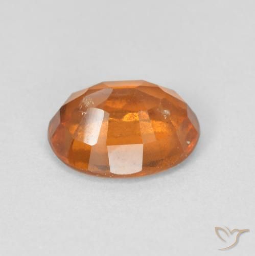 Granato hessonite Arancione scuro naturale da 1.97 ct, Ovale, VS-SI