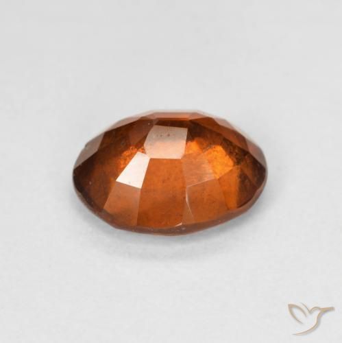 Granato hessonite Arancione scuro naturale da 2.13 ct, Ovale, VS-SI