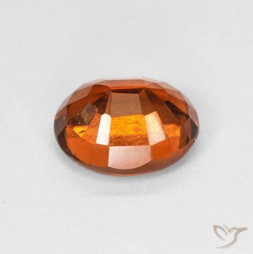 Granato hessonite Arancio Medio naturale da 2.07 ct, Ovale, VS