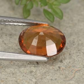 Granato hessonite Arancio medio-scuro naturale da 1.83 ct, Ovale, VS-SI