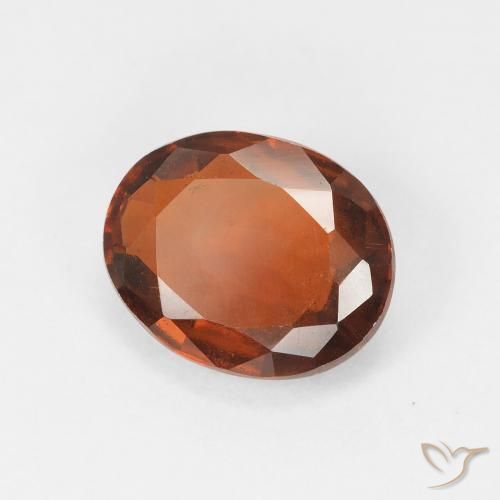 Granato hessonite Arancio Medio naturale da 2.90 ct, Ovale, VS