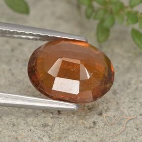 Granato hessonite Arancione Ambra naturale da 2.43 ct, Ovale, VS-SI