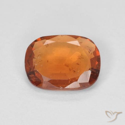 1.82ct Naturale Arancio giallastro Granato hessonite, Cuscino, VS-SI