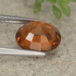 Granato hessonite Arancio medio-scuro naturale da 2.23 ct, Ovale, VS
