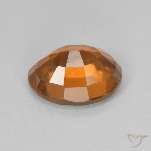 Granato hessonite Arancione scuro naturale da 2.50 ct, Ovale, VVS-VS
