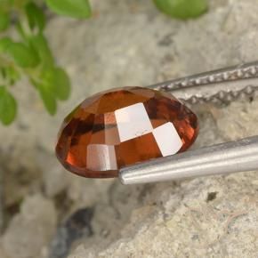 Granato hessonite Arancione Ambra naturale da 2.07 ct, Ovale, VVS-VS