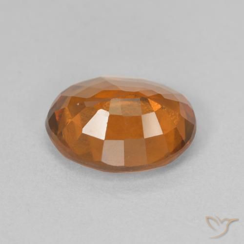 Granato hessonite Arancio Medio naturale da 2.35 ct, Ovale, VVS-VS