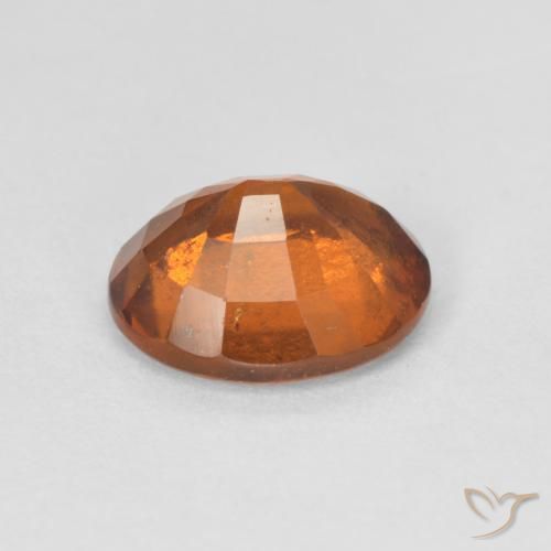 Granato hessonite Arancione scuro naturale da 2.49 ct, Ovale, VS-SI