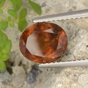 Granato hessonite Arancio Medio naturale da 2.69 ct, Ovale, VS-SI