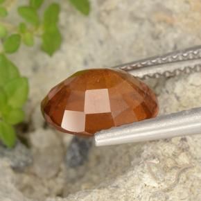 Granato hessonite Arancio Medio naturale da 2.69 ct, Ovale, VS-SI