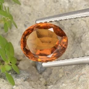 Granato hessonite Arancio medio-scuro naturale da 1.81 ct, Ovale, VS