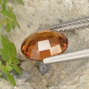 Granato hessonite Arancio medio-scuro naturale da 1.81 ct, Ovale, VS