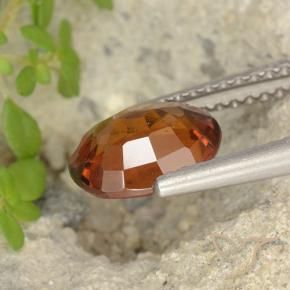 Granato hessonite Arancione Ambra naturale da 1.69 ct, Ovale, VS