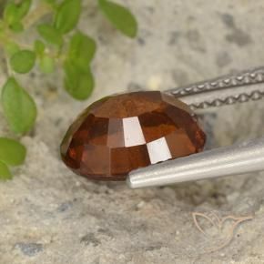 Granato hessonite Arancio medio-scuro naturale da 2.74 ct, Ovale, VS-SI