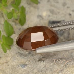 Granato hessonite Arancio Medio naturale da 2.64 ct, Ovale, VS-SI