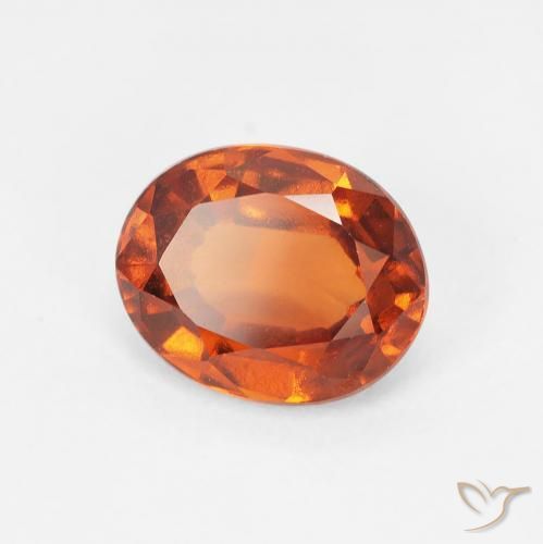 Granato hessonite Arancio Medio naturale da 1.94 ct, Ovale, VS-SI