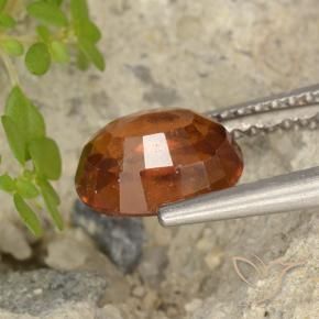 Granato hessonite Arancio medio-scuro naturale da 1.97 ct, Ovale, VS-SI