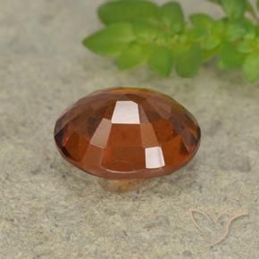 Granato hessonite Arancione scuro naturale da 2.70 ct, Ovale, VS-SI