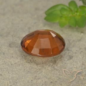 Granato hessonite Arancione scuro naturale da 1.93 ct, Ovale, VS