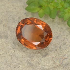 Granato hessonite Arancio Medio naturale da 1.95 ct, Ovale, VS-SI