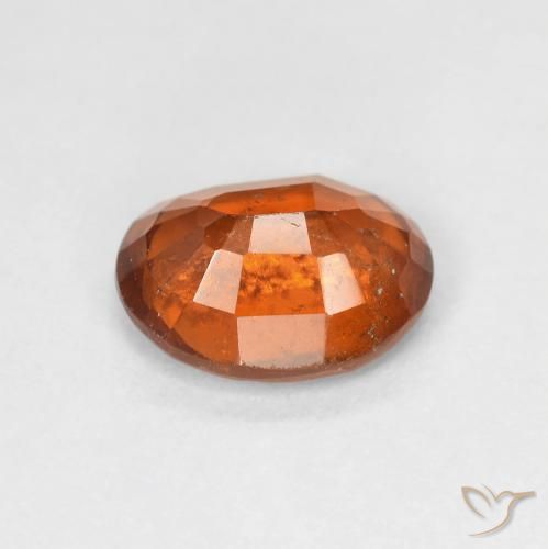 Granato hessonite Arancione scuro naturale da 2.11 ct, Ovale, VS-SI