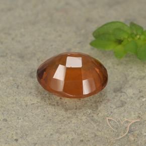 Granato hessonite Arancione scuro naturale da 2.07 ct, Ovale, VS-SI