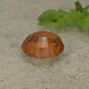 Granato hessonite Arancione scuro naturale da 1.94 ct, Ovale, VS-SI