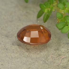 Granato hessonite Arancio medio-scuro naturale da 1.96 ct, Ovale, VS-SI